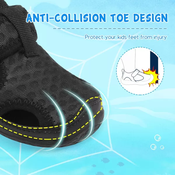 Besroad Toddler Water Shoes Boys Girls Qucik Dry Sport Beach Sandals Non-Slip Barefoot Aqua Socks Swim Shoes