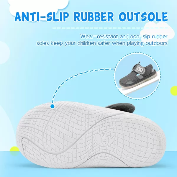Besroad Toddler Water Shoes Boys Girls Qucik Dry Sport Beach Sandals Non-Slip Barefoot Aqua Socks Swim Shoes