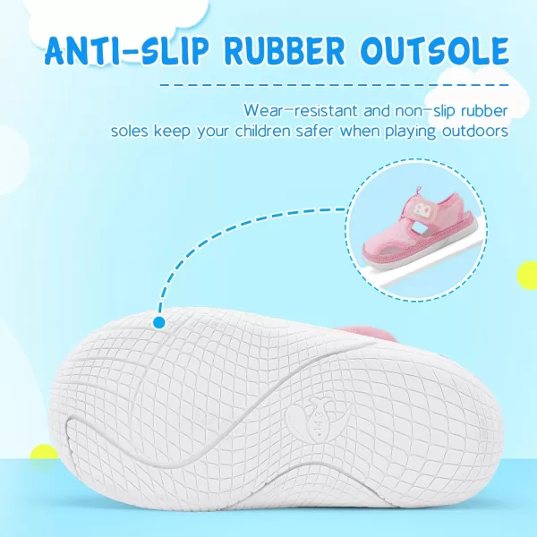 Besroad Toddler Water Shoes Boys Girls Qucik Dry Sport Beach Sandals Non-Slip Barefoot Aqua Socks Swim Shoes