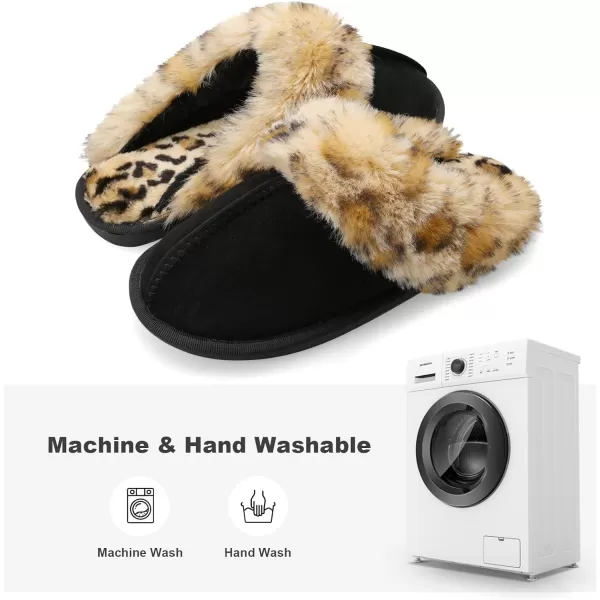 Besroad Winter Fuzzy House Slippers Sandals Plush Faux Fur Fluffy Flats Slippers Warm Slide Shoes for Women