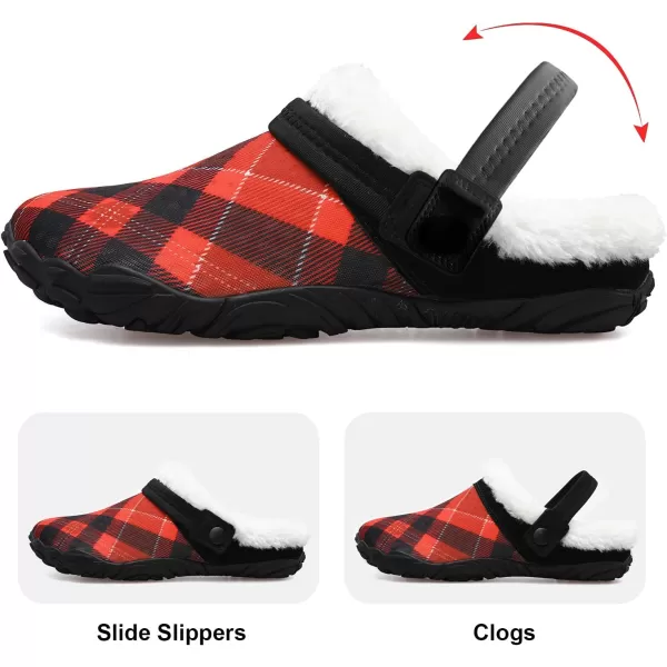 Besroad Womens Mens Furry Slides House Slippers Fuzzy Fluffy Bedroom Cozy Memory Foam Slippers Clogs