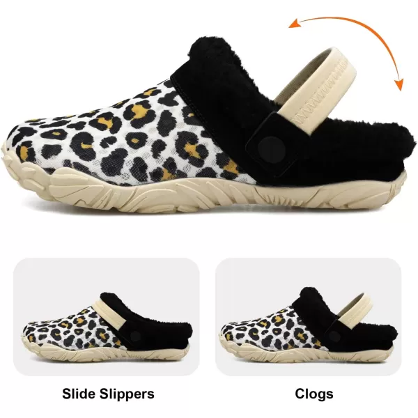 Besroad Womens Mens Furry Slides House Slippers Fuzzy Fluffy Bedroom Cozy Memory Foam Slippers Clogs