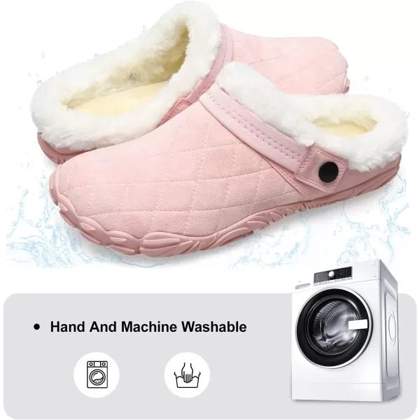 Besroad Womens Mens Furry Slides House Slippers Fuzzy Fluffy Bedroom Cozy Memory Foam Slippers Clogs