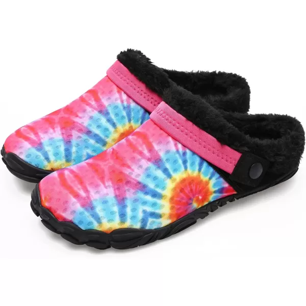 Besroad Womens Mens Furry Slides House Slippers Fuzzy Fluffy Bedroom Cozy Memory Foam Slippers Clogs