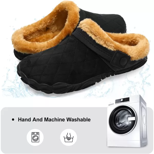 Besroad Womens Mens Furry Slides House Slippers Fuzzy Fluffy Bedroom Cozy Memory Foam Slippers Clogs