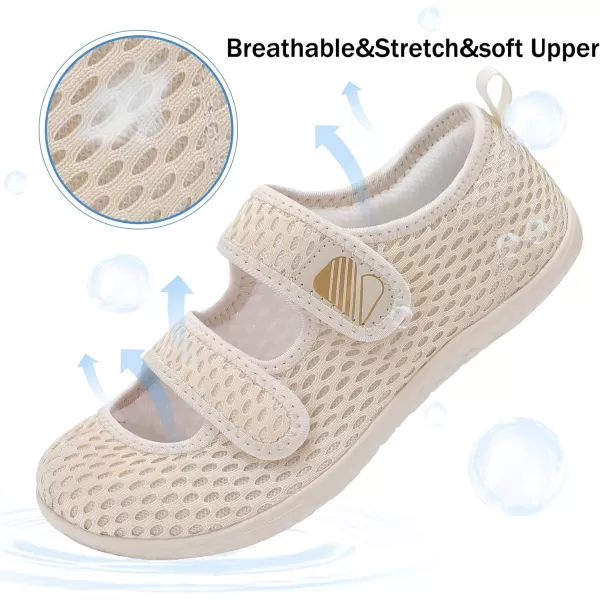 Besroad Womens Mens Slippers Lightweight Walking Shoes Adjustable Wide Diabetic Slippers Non-Slip Sneakers Sandals