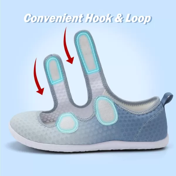 Besroad Womens Mens Slippers Lightweight Walking Shoes Adjustable Wide Diabetic Slippers Non-Slip Sneakers Sandals