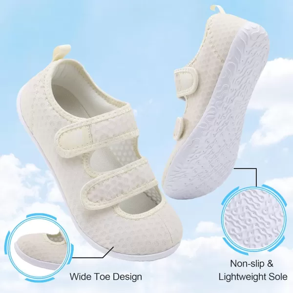 Besroad Womens Mens Slippers Lightweight Walking Shoes Adjustable Wide Diabetic Slippers Non-Slip Sneakers Sandals