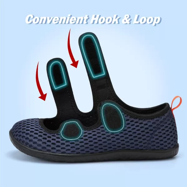 Besroad Womens Mens Slippers Lightweight Walking Shoes Adjustable Wide Diabetic Slippers Non-Slip Sneakers Sandals