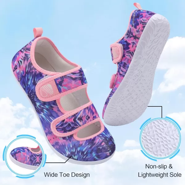 Besroad Womens Mens Slippers Lightweight Walking Shoes Adjustable Wide Diabetic Slippers Non-Slip Sneakers Sandals