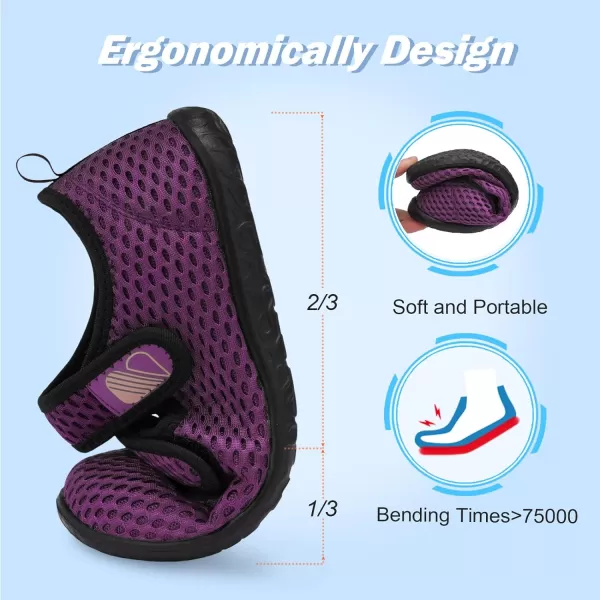 Besroad Womens Mens Slippers Lightweight Walking Shoes Adjustable Wide Diabetic Slippers Non-Slip Sneakers Sandals