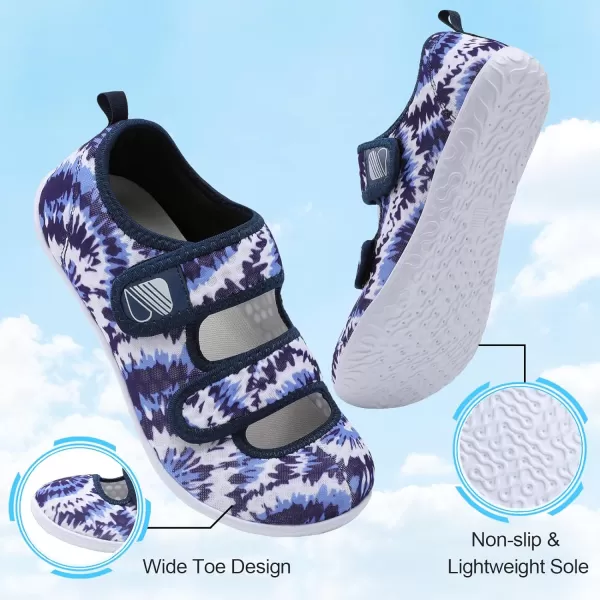 Besroad Womens Mens Slippers Lightweight Walking Shoes Adjustable Wide Diabetic Slippers Non-Slip Sneakers Sandals