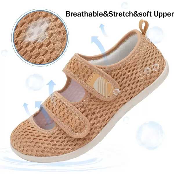Besroad Womens Mens Slippers Lightweight Walking Shoes Adjustable Wide Diabetic Slippers Non-Slip Sneakers Sandals