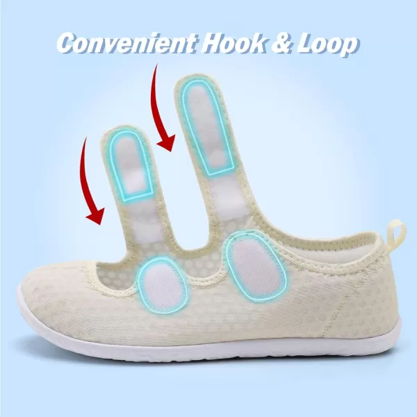 Besroad Womens Mens Slippers Lightweight Walking Shoes Adjustable Wide Diabetic Slippers Non-Slip Sneakers Sandals