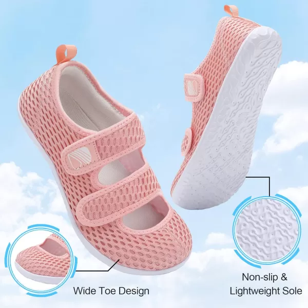 Besroad Womens Mens Slippers Lightweight Walking Shoes Adjustable Wide Diabetic Slippers Non-Slip Sneakers Sandals