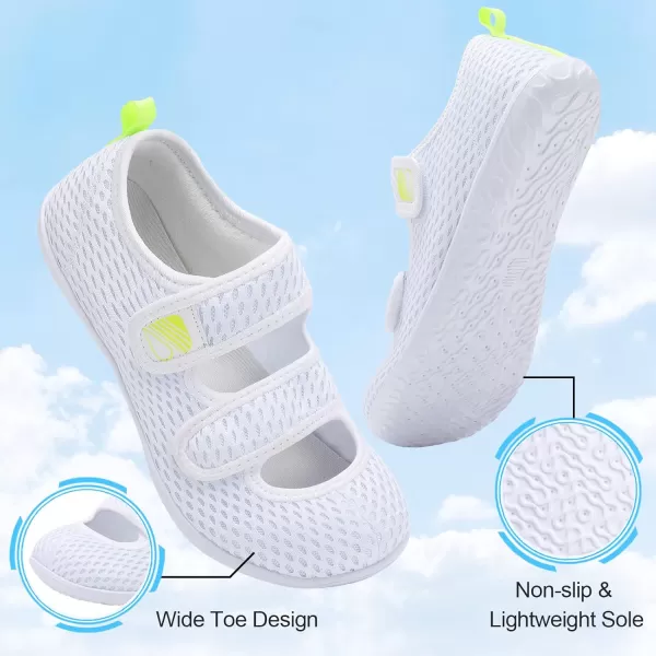 Besroad Womens Mens Slippers Lightweight Walking Shoes Adjustable Wide Diabetic Slippers Non-Slip Sneakers Sandals