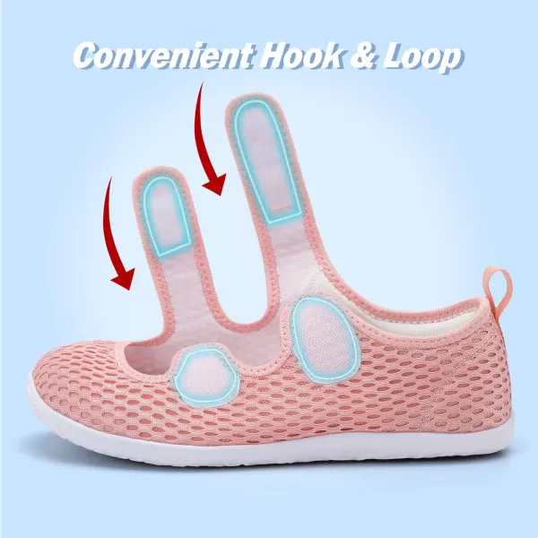 Besroad Womens Mens Slippers Lightweight Walking Shoes Adjustable Wide Diabetic Slippers Non-Slip Sneakers Sandals