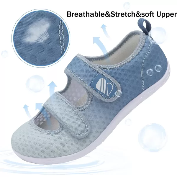 Besroad Womens Mens Slippers Lightweight Walking Shoes Adjustable Wide Diabetic Slippers Non-Slip Sneakers Sandals