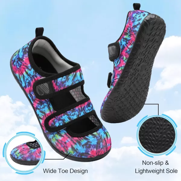 Besroad Womens Mens Slippers Lightweight Walking Shoes Adjustable Wide Diabetic Slippers Non-Slip Sneakers Sandals