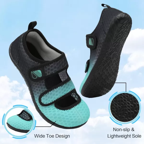 Besroad Womens Mens Slippers Lightweight Walking Shoes Adjustable Wide Diabetic Slippers Non-Slip Sneakers Sandals