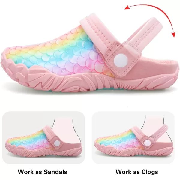 Kids Girls Boys Quick Dry Athletic Water Shoes Sandals Pool Swim Outdoor Sandals Wide House Clog Slippers