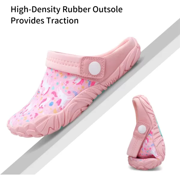 Kids Girls Boys Quick Dry Athletic Water Shoes Sandals Pool Swim Outdoor Sandals Wide House Clog Slippers