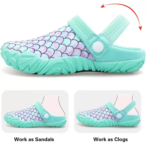 Kids Girls Boys Quick Dry Athletic Water Shoes Sandals Pool Swim Outdoor Sandals Wide House Clog Slippers