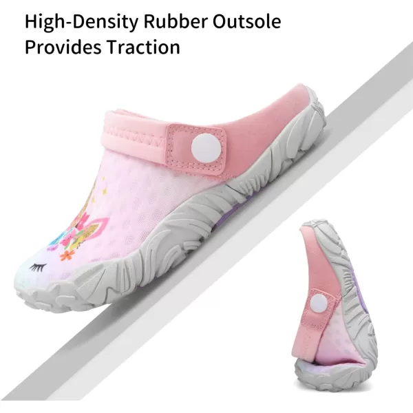 Kids Girls Boys Quick Dry Athletic Water Shoes Sandals Pool Swim Outdoor Sandals Wide House Clog Slippers