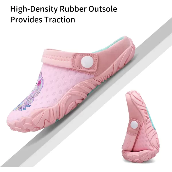 Kids Girls Boys Quick Dry Athletic Water Shoes Sandals Pool Swim Outdoor Sandals Wide House Clog Slippers
