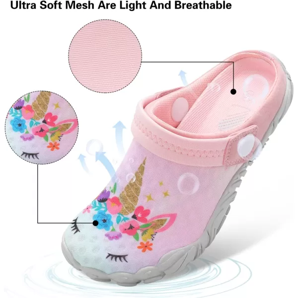 Kids Girls Boys Quick Dry Athletic Water Shoes Sandals Pool Swim Outdoor Sandals Wide House Clog Slippers