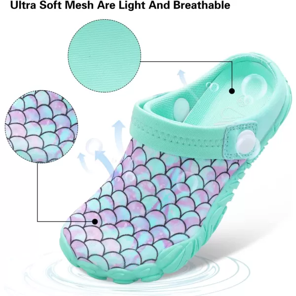 Kids Girls Boys Quick Dry Athletic Water Shoes Sandals Pool Swim Outdoor Sandals Wide House Clog Slippers