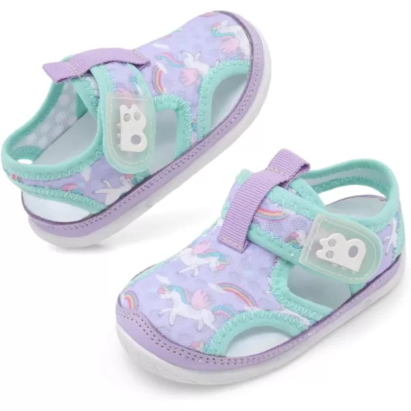 Besroad Toddler Water Shoes Boys Girls Qucik Dry Sport Beach Sandals Non-Slip Barefoot Aqua Socks Swim Shoes