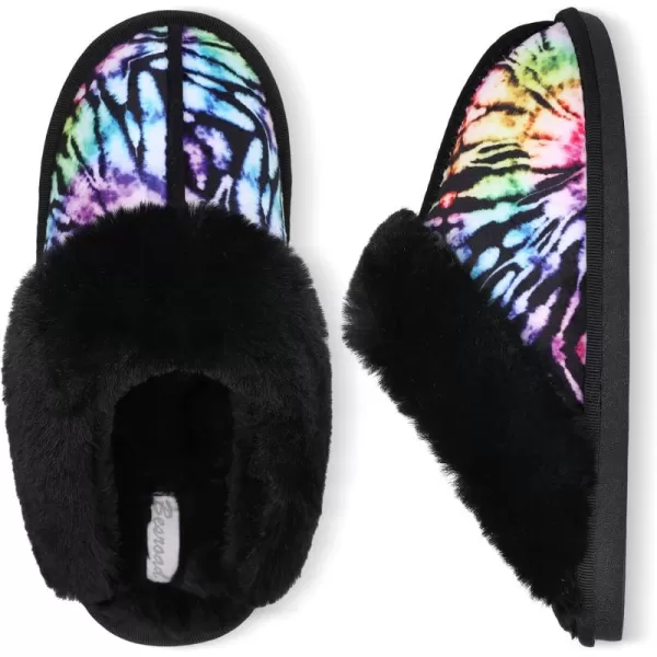 Besroad Winter Fuzzy House Slippers Sandals Plush Faux Fur Fluffy Flats Slippers Warm Slide Shoes for Women