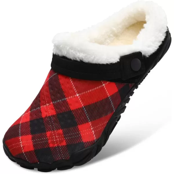 Besroad Womens Mens Furry Slides House Slippers Fuzzy Fluffy Bedroom Cozy Memory Foam Slippers Clogs