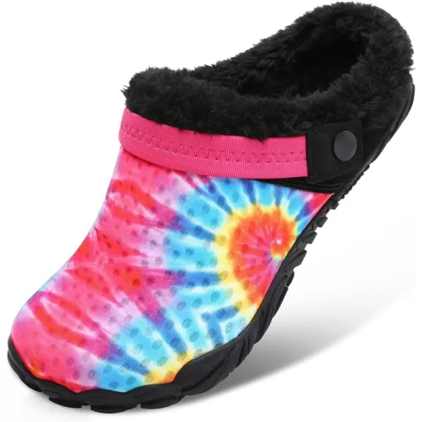 Besroad Womens Mens Furry Slides House Slippers Fuzzy Fluffy Bedroom Cozy Memory Foam Slippers Clogs