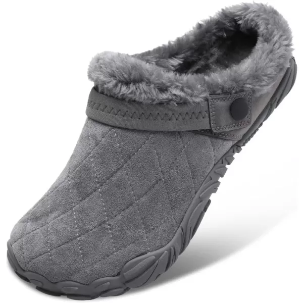 Besroad Womens Mens Furry Slides House Slippers Fuzzy Fluffy Bedroom Cozy Memory Foam Slippers Clogs