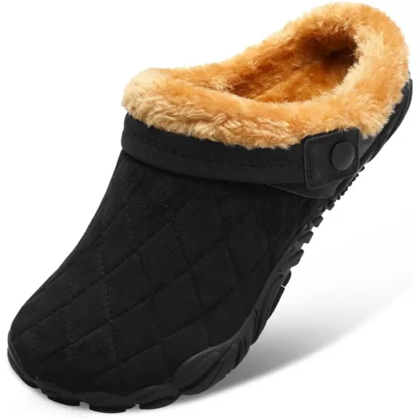 Besroad Womens Mens Furry Slides House Slippers Fuzzy Fluffy Bedroom Cozy Memory Foam Slippers Clogs