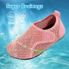 imageBesroad Kids Water Shoes Girls Boys Quick Dry Aqua Socks Barefoot Non Slip Beach Swim Surf ShoesColorful Orange