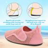 imageBesroad Kids Water Shoes Girls Boys Quick Dry Aqua Socks Barefoot Non Slip Beach Swim Surf ShoesColorful Orange