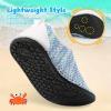 imageBesroad Kids Water Shoes Girls Boys Quick Dry Aqua Socks Barefoot Non Slip Beach Swim Surf ShoesCyan White