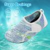 imageBesroad Kids Water Shoes Girls Boys Quick Dry Aqua Socks Barefoot Non Slip Beach Swim Surf ShoesCyan White