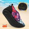 imageBesroad Kids Water Shoes Girls Boys Quick Dry Aqua Socks Barefoot Non Slip Beach Swim Surf ShoesMulticolour Scale