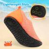 imageBesroad Kids Water Shoes Girls Boys Quick Dry Aqua Socks Barefoot Non Slip Beach Swim Surf ShoesOrange