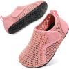 imageBesroad Kids Water Shoes Girls Boys Quick Dry Aqua Socks Barefoot Non Slip Beach Swim Surf ShoesColorful Orange
