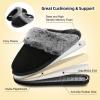 imageBesroad Kids Slippers Girls Boys Fuzzy House Slippers Warm Memory Foam House Shoes Soft Plush Bedroom Slippers Slides Indoor OutdoorBlack