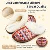 imageBesroad Kids Slippers Girls Boys Fuzzy House Slippers Warm Memory Foam House Shoes Soft Plush Bedroom Slippers Slides Indoor OutdoorBrown Fox