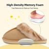 imageBesroad Kids Slippers Girls Boys Fuzzy House Slippers Warm Memory Foam House Shoes Soft Plush Bedroom Slippers Slides Indoor OutdoorGold