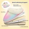 imageBesroad Kids Slippers Girls Boys Fuzzy House Slippers Warm Memory Foam House Shoes Soft Plush Bedroom Slippers Slides Indoor OutdoorGradient Pink