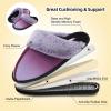 imageBesroad Kids Slippers Girls Boys Fuzzy House Slippers Warm Memory Foam House Shoes Soft Plush Bedroom Slippers Slides Indoor OutdoorGradient Viole
