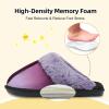 imageBesroad Kids Slippers Girls Boys Fuzzy House Slippers Warm Memory Foam House Shoes Soft Plush Bedroom Slippers Slides Indoor OutdoorGradient Viole